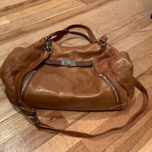 Botkier Cognac Brown Leather Satchel